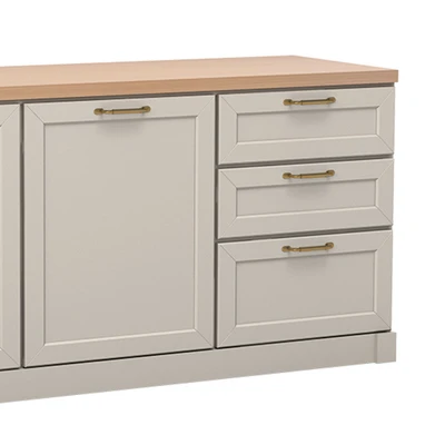 Gambar Informa Prosmont Kabinet Bawah Dapur 180x60x85.7 cm - Cokelat Taupe Oak