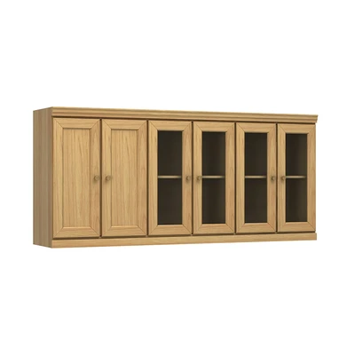 Gambar Informa Prosmont Kabinet Dinding Dapur - Abu-Abu Taupe/Cokelat Oak