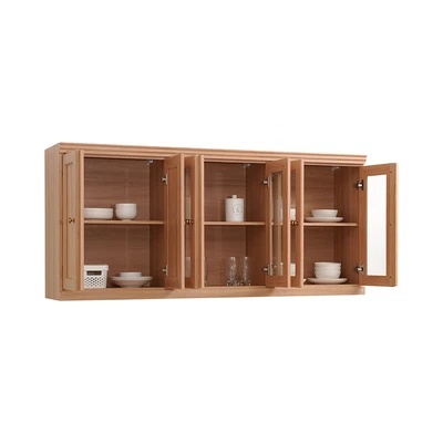 Gambar Informa Prosmont Kabinet Dinding Dapur - Abu-Abu Taupe/Cokelat Oak