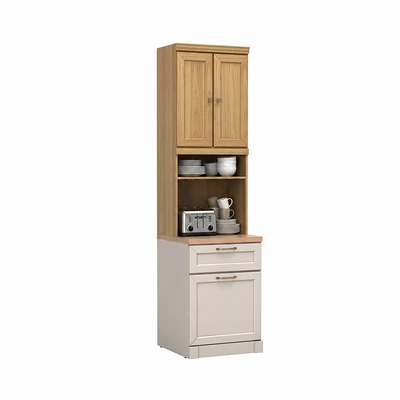 Gambar Informa Prosmont Kabinet Dapur Tall - Abu-Abu Taupe/Cokelat Oak