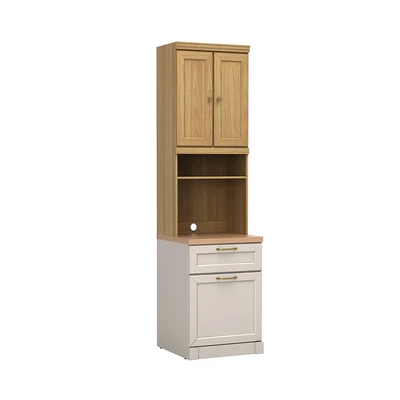 Gambar Informa Prosmont Kabinet Dapur Tall - Abu-Abu Taupe/Cokelat Oak