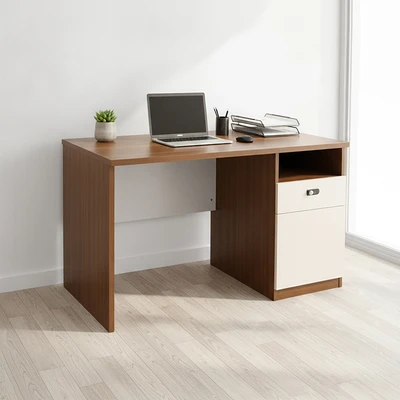 Gambar Informa Monte Meja Kantor 120x60x75 cm - Cokelat Teak