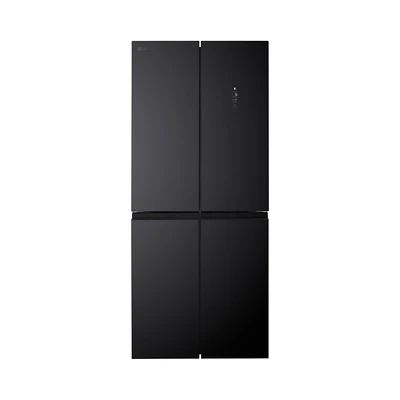 Gambar LG Kulkas 4 Pintu Side By Side 434 Liter GCFB41FPGAM - Abu-Abu