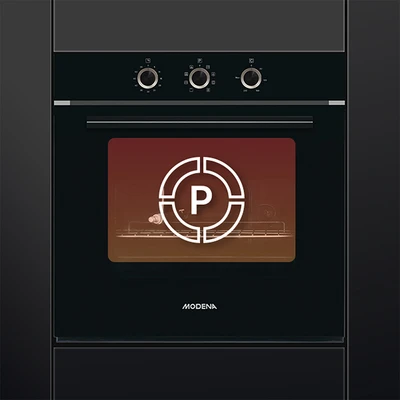 Gambar Modena Oven Tanam 80 Liter BO 1682 CABK - Hitam