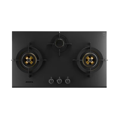 Gambar Modena Kompor Tanam 3 Tungku BH 2933 JABM 90 cm - Hitam