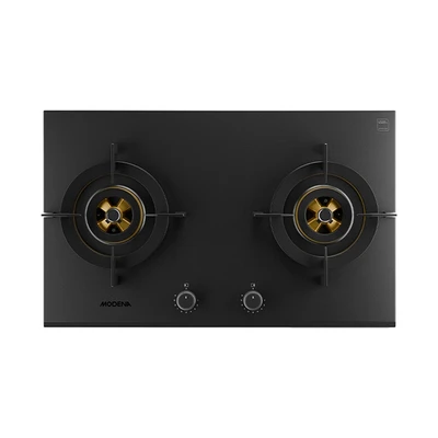 Gambar Modena Kompor Tanam 2 Tungku BH 2723 JABM 70 cm - Hitam