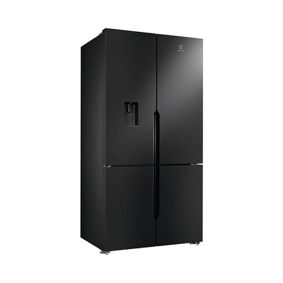 Gambar Electrolux Kulkas 4 Pintu Side By Side 562 Liter EQE5760B-B - Hitam