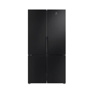 Gambar Electrolux Kulkas 4 Pintu Side By Side 564 Liter EQE5700B-B - Hitam