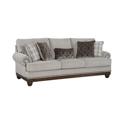 Gambar Ashley Harlenson II Sofa Fabric 3 Seater - Krem