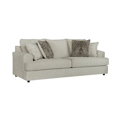 Gambar Ashley Soletren-2 Sofa Fabric 3 Seater - Krem Muda
