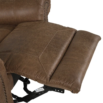 Gambar Ashley Larkinhurst-2 Sofa Manual Recliner Kulit 1 Seater - Cokelat Earth