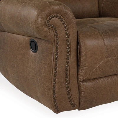 Gambar Ashley Larkinhurst-2 Sofa Manual Recliner Kulit 1 Seater - Cokelat Earth