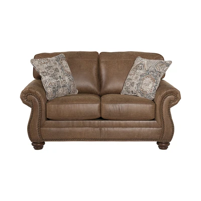 Gambar Ashley Larkinhurst II Set Sofa Kulit 2 & 3 Seater - Cokelat Earth