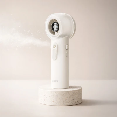 Gambar Kris Kipas Angin Portable Rechargeable Misty 3000 - Ivory