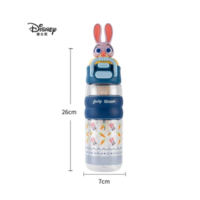 Gambar Unimas Botol Minum Anak Plastik With Two Drink Judy 600 Ml - Biru