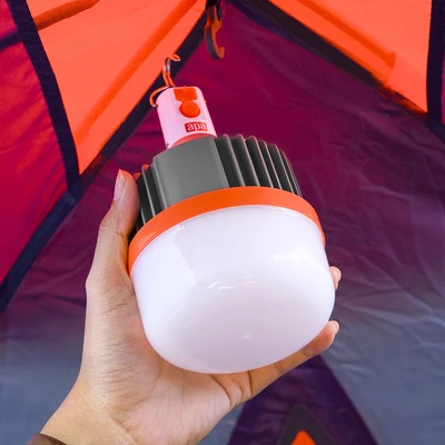 Gambar APA Lampu Lentera Portable Rechargeable 850 Lumen Cool Daylight - Putih