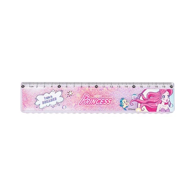 Gambar Unimass Penggaris Plastik 20 Cm Disney Princess Random