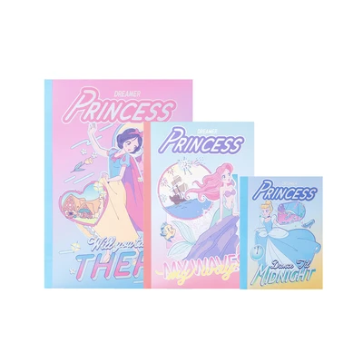 Gambar Unimass Notebook Garis Disney Princess Set 3 pcs  - Mix