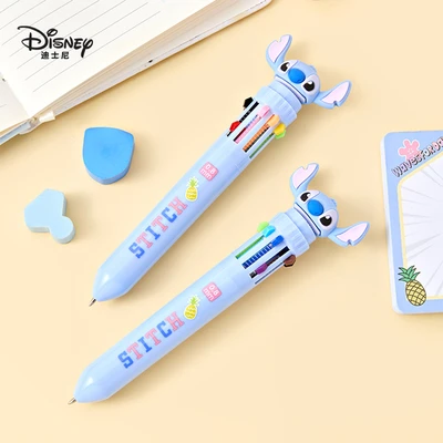 Gambar Unimass Pulpen 10 Warna Stitch - Biru