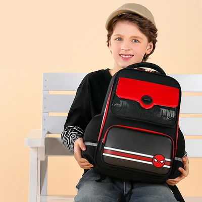 Gambar Unimass Fashion Tas Ransel Anak Spider-man - Hitam/merah