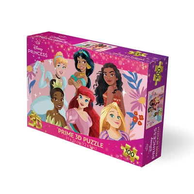 Gambar Prime3d Puzzle 3d Disney Princess Set 100 Pcs - Mix
