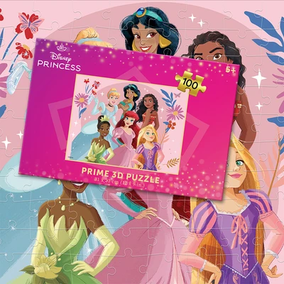 Gambar Prime3d Puzzle 3d Disney Princess Set 100 Pcs - Mix