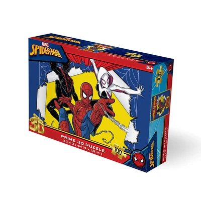 Gambar Prime3d Puzzle 3d Marvel Spiderman Set 100 Pcs - Mix