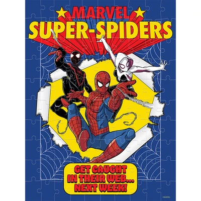 Gambar Prime3d Puzzle 3d Marvel Spiderman Set 100 Pcs - Mix