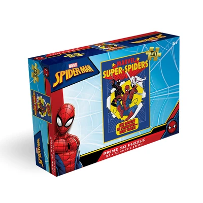 Gambar Prime3d Puzzle 3d Marvel Spiderman Set 100 Pcs - Mix