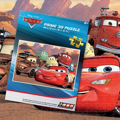 Gambar Prime3d Puzzle 3d Disney Cars Set 300 Pcs - Mix