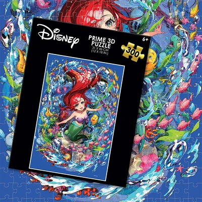 Gambar Prime3d Puzzle 3d Disney Anime Ariel Set 300 Pcs - Mix