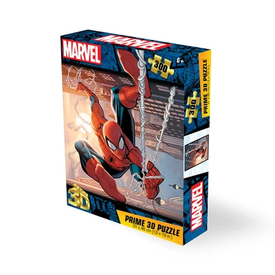 Gambar Prime3d Puzzle 3d Marvel Spiderman Set 300 Pcs - Mix