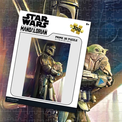 Gambar Prime3d Puzzle 3d Star Wars The Mandalorian Set 300 Pcs - Mix