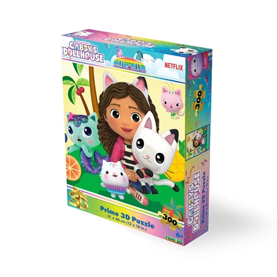Gambar Prime3d Puzzle 3d Gabbys Doll House Set 300 Pcs - Mix