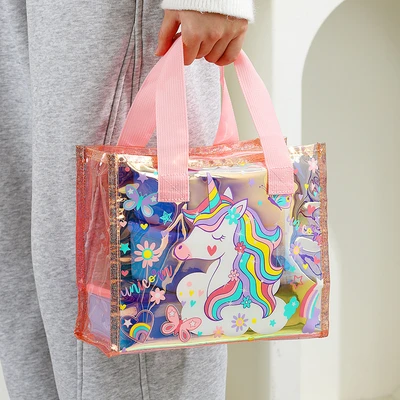 Gambar Kiddy Star Tas Tangan Anak Small Unicorn - Pink