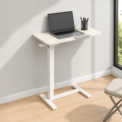 Gambar Odi Meja Laptop Adjustable - Putih Oak
