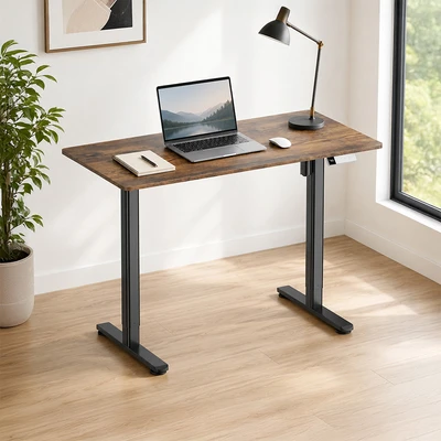 Gambar Odi Meja Kantor Adjustable Ergonomic - Cokelat