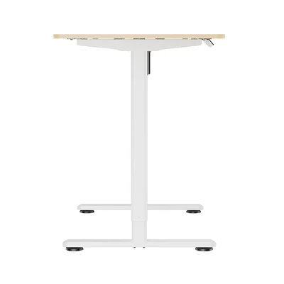 Gambar Odi Meja Kantor Adjustable Ergonomic - Putih Oak