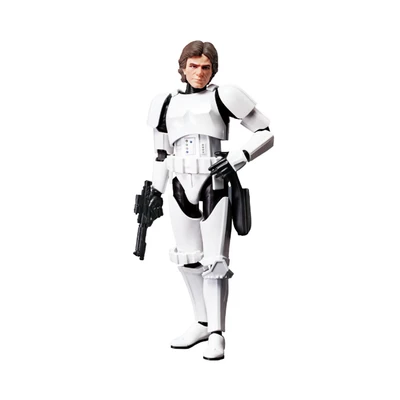 Gambar Blokees Star Wars Han Solo Stormtrooper Disguise Version Model Kit - Putih