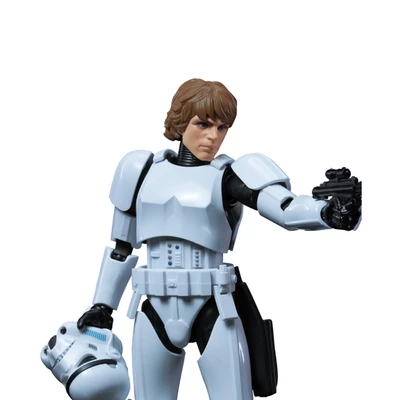 Gambar Blokees Star Wars Luke Skywalker Stormtrooper Disguise Version Model Kit - Putih
