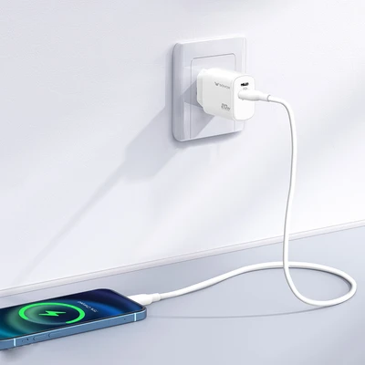 Jual Sovox Kepala Charger 20 Watt 1 Usb A 1 Type C Dengan Kabel 1 Meter ...