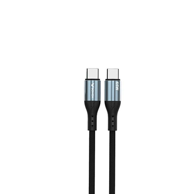 Gambar Sovox Kabel Charger USB-C To USB-C 1.2 Meter 65 Watt - Hitam