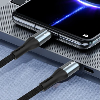 Gambar Sovox Kabel Charger USB-C To USB-C 1.2 Meter 65 Watt - Hitam