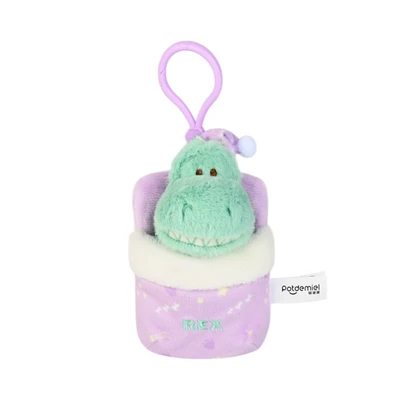 Gambar Disney Gantungan Kunci Boneka Plush Rex In Bucket - Ungu/Hijau