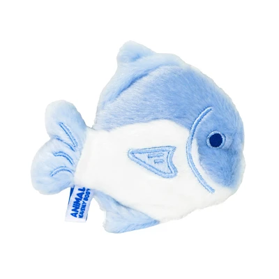 Gambar Kiddy Fun Gantungan Kunci Boneka Plush Pomfret - Biru/putih