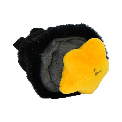 Gambar Kiddy Fun Gantungan Kunci Boneka Plush Sea Urchin - Hitam/kuning