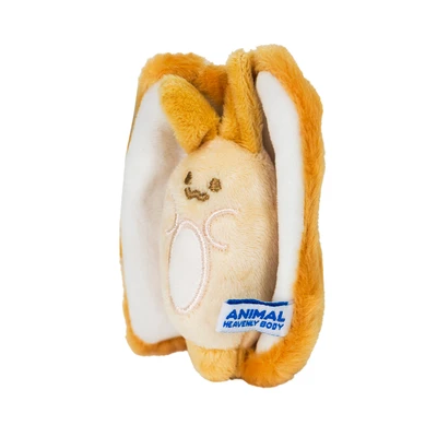 Gambar Kiddy Fun Gantungan Kunci Boneka Plush Razor Clam - Cokelat/putih