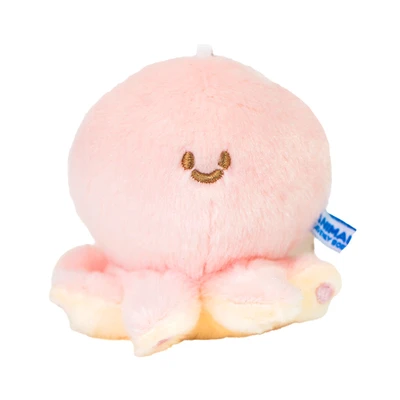 Gambar Kiddy Fun Gantungan Kunci Boneka Plush Octopus - Pink