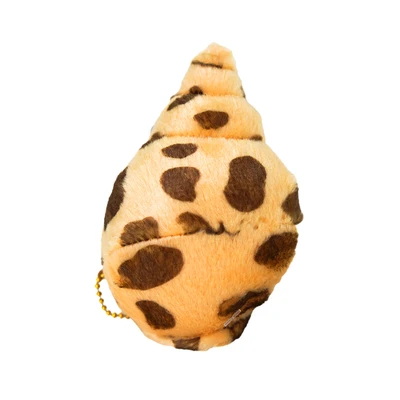 Gambar Kiddy Fun Gantungan Kunci Boneka Plush Flower Snail - Cokelat