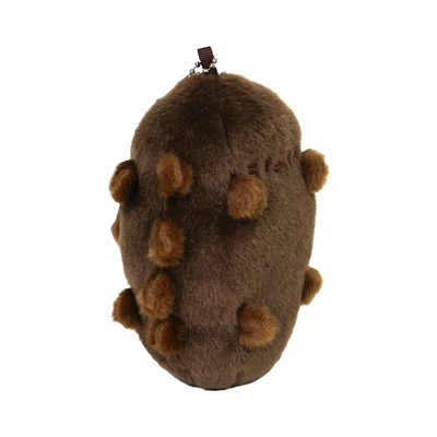 Gambar Kiddy Fun Gantungan Kunci Boneka Plush Sea Cucumber - Cokelat